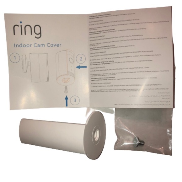 RING Indoor Cam White Cover Security Camera Privacy Cover - Picture 4 of 5